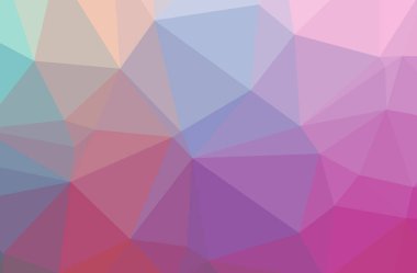 Pembe poligon zarif çok renkli arka plan resmi