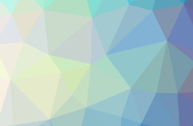 Mavi poligonal güzel çok renkli arka plan resmi