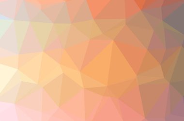 Turuncu poligonal güzel çok renkli arka plan resmi