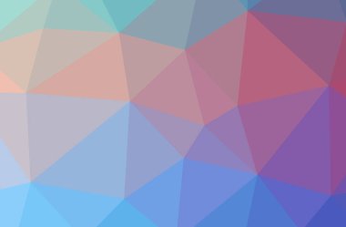 Mavi düşük poli zarif çok renkli arka plan resmi