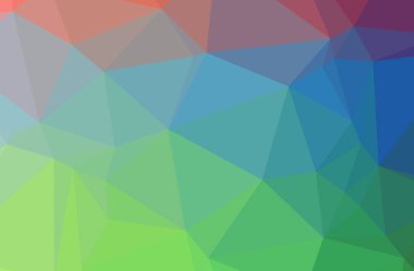 Yeşil poligonal güzel çok renkli arka plan resmi