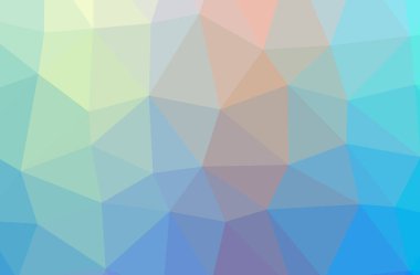 Mavi soyut düşük poli zarif çok renkli arka plan resmi