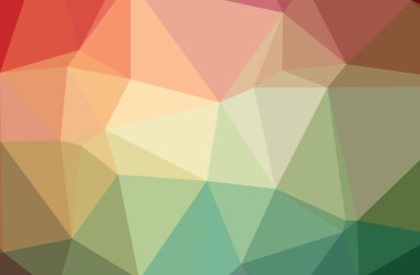 Turuncu poligon resmi güzel çok renkli arka plan