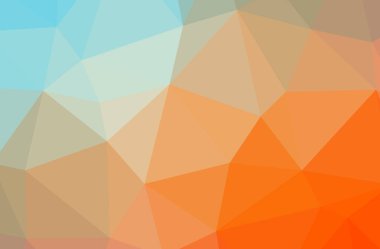 Turuncu soyut düşük poli güzel çok renkli arka plan resmi