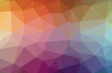 Soyut düşük poli turuncu yatay arka plan resmi