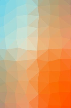 Soyut düşük poli turuncu dikey arka plan resmi