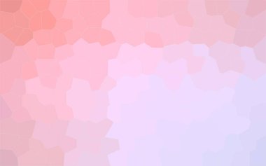 Pembe illüstrasyon soyut ve orta boyutu altıgen amaç, dijital mavi