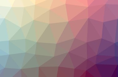 Kırmızı Düşük poli resmi güzel çok renkli arka plan