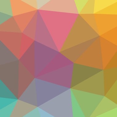 Soyut düşük poli turuncu kare arka plan resmi