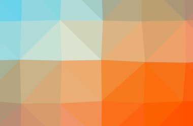 Turuncu soyut düşük poli modern çok renkli arka plan resmi