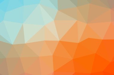 Turuncu poligonal zarif çok renkli arka plan resmi