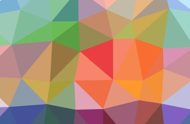 Turuncu poligon güzel çok renkli arka plan resmi