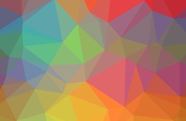 Turuncu soyut düşük poli modern çok renkli arka plan resmi