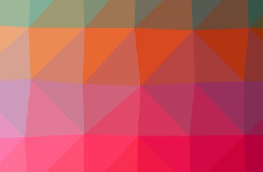 Kırmızı soyut düşük poli güzel çok renkli arka plan resmi