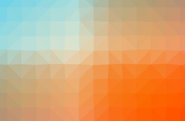 Turuncu poligonal zarif çok renkli arka plan resmi