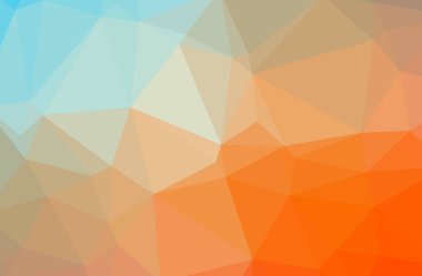Turuncu soyut düşük poli modern çok renkli arka plan resmi