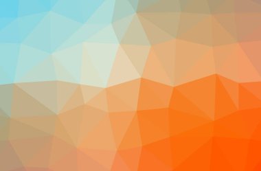 Turuncu poligon zarif çok renkli arka plan resmi