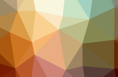 Turuncu poligon modern çok renkli arka plan resmi