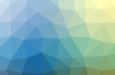 Mavi soyut Çokgen çizimi güzel çok renkli arka plan