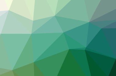 Yeşil poligonal zarif çok renkli arka plan resmi