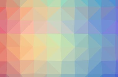 Soyut düşük poli mavi yatay arkaplan çizimi