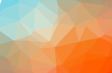 Turuncu soyut düşük poli modern çok renkli arka plan resmi