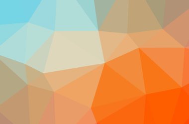 Turuncu düşük poli güzel çok renkli arka plan resmi