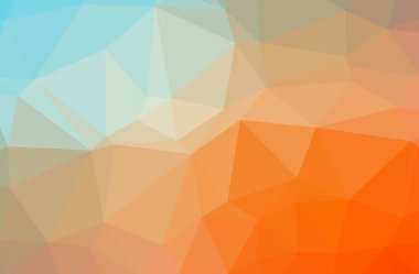 Turuncu poligonal zarif çok renkli arka plan resmi