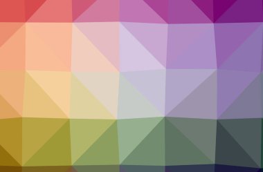 Turuncu poligon zarif çok renkli arka plan resmi