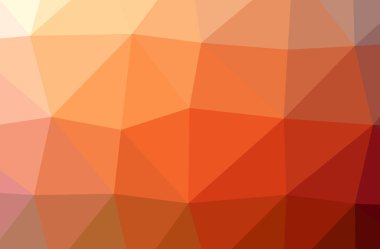 Soyut düşük poli turuncu yatay arka plan resmi