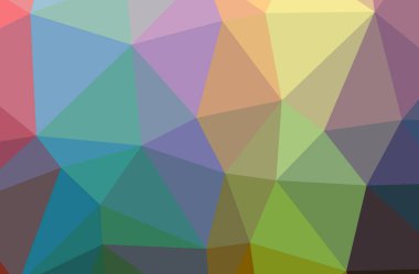 Mavi poligon resmi güzel çok renkli arka plan