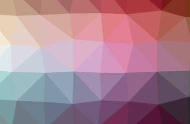 Kırmızı soyut düşük poli resmi güzel çok renkli arka plan