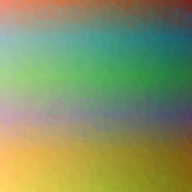 Soyut düşük poli yeşil kare arka plan resmi