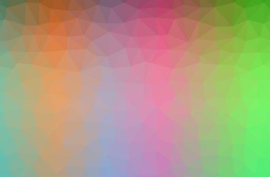 Yeşil soyut düşük poli zarif çok renkli arka plan resmi