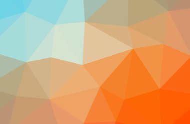 Turuncu düşük poli zarif çok renkli arka plan resmi