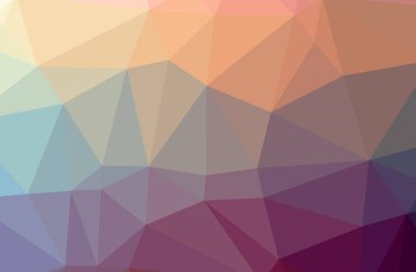 Pembe poligon zarif çok renkli arka plan resmi