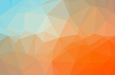 Turuncu poligonal modern çok renkli arka plan resmi