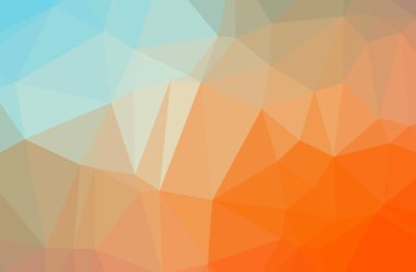 Turuncu poligonal modern çok renkli arka plan resmi