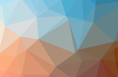 Mavi soyut düşük poli zarif çok renkli arka plan resmi