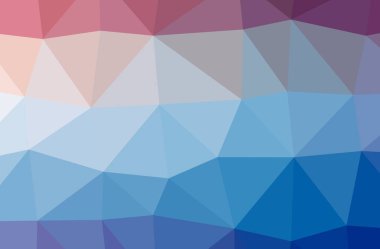 Mavi poligonal modern çok renkli arka plan resmi