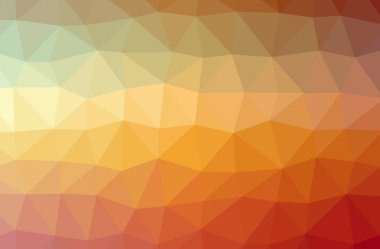 Turuncu soyut Çokgen çizimi güzel çok renkli arka plan