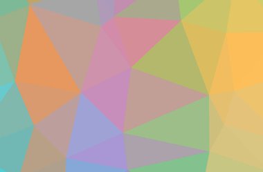 Turuncu poligon zarif çok renkli arka plan resmi