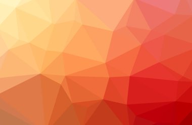 Turuncu poligon güzel çok renkli arka plan resmi