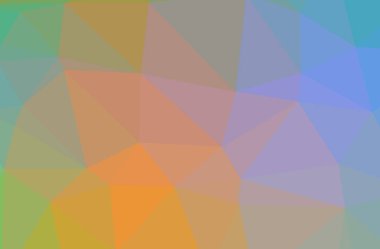 Turuncu poligonal güzel çok renkli arka plan resmi