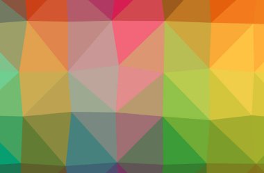 Turuncu poligonal güzel çok renkli arka plan resmi