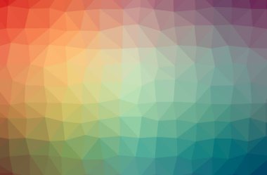 Mavi düşük poli resmi güzel çok renkli arka plan