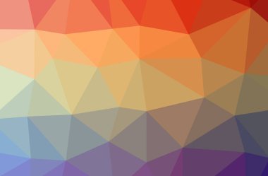 Turuncu düşük poli resmi güzel çok renkli arka plan