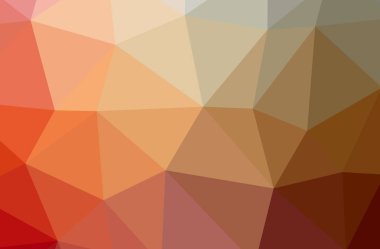 Turuncu poligon zarif çok renkli arka plan resmi