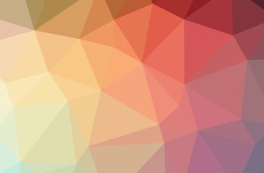 Turuncu soyut Çokgen çizimi güzel çok renkli arka plan