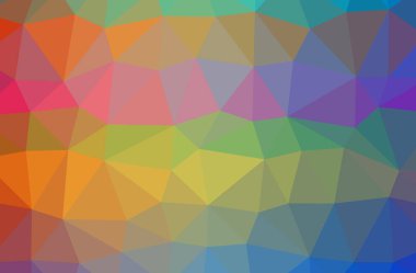 Turuncu poligonal güzel çok renkli arka plan resmi
